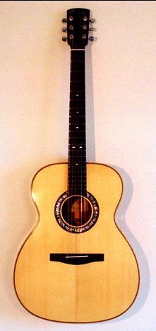 Perlman custom made guitars, detail photo