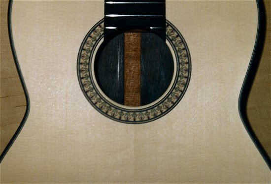 Perlman custom made guitars, detail photo