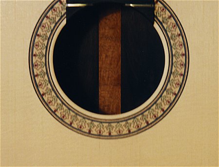 Perlman custom made guitars, detail photo