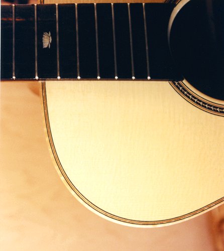 Perlman custom made guitars, detail photo