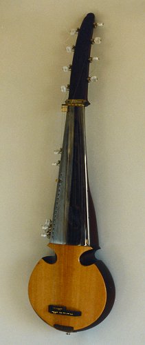 Perlman custom made guitars, detail photo