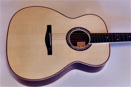 Perlman custom made guitars, detail photo