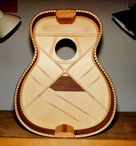 Perlman custom made guitars, detail photo